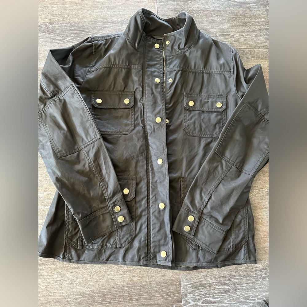 J. Crew Khaki Green Outerwear size large